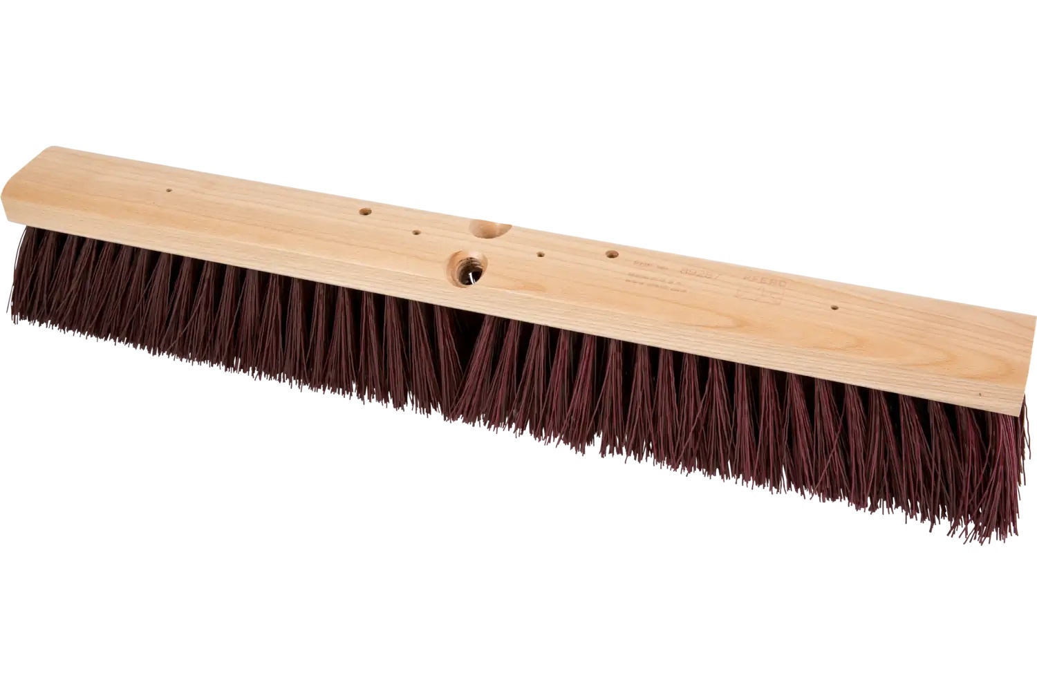 Picture of Pferd Broom Head - Coarse Sweep 24" Maroon Synthetic Fill 3" Trim 89287 79189287